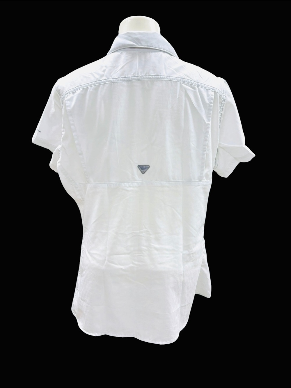 Columbia PFG Fishing White Shirt SS Vented Back Outdoors Women’s Size L - Picture 6 of 8